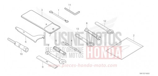 OUTIL CBR650RACR de 2024